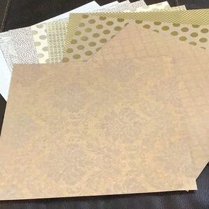 🌳 Khaki Loose Scrapbook Paper Bundle